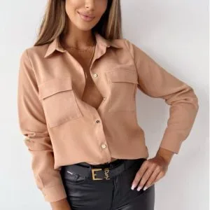 Кошула Еднобојна Крем боја