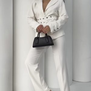 Комплет сако, панталони, каиш со нитни