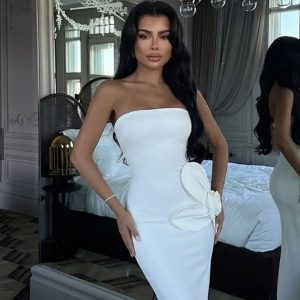 Фустан со голем цвет